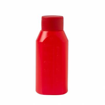 Plastic Poison Bottle, 60 ML with Red Cap